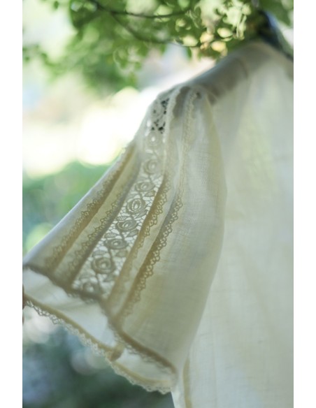 CAMICIA STILE TIROLESE  tg 46 it  PERRY VINTAGE