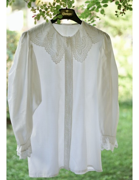 CAMICIA STILE TIROLESE  tg 44/46 it. Country Line