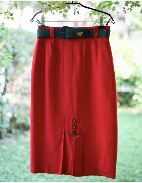 GONNA  STILE TIROLESE TG. 40 it. rossa