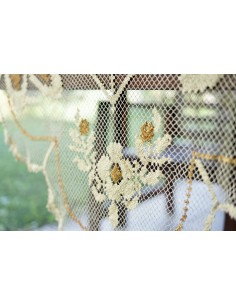 ANTICA TOVAGLIETTA  FILET A RETE 140x140 cm ca. 2