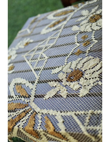 ANTICA TOVAGLIETTA  FILET A RETE 140x140 cm ca.