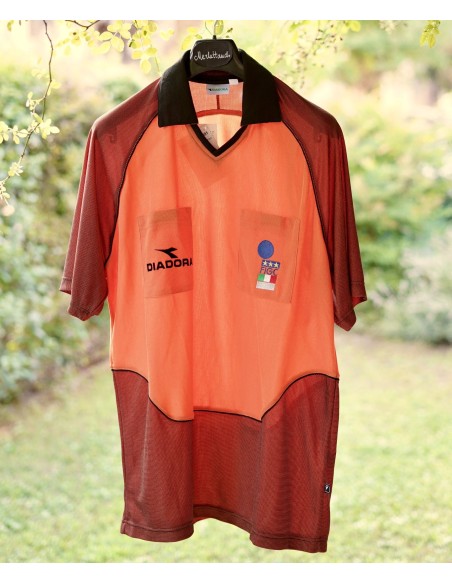 MAGLIA VINTAGE DIADORA DA ARBITRO TG XL FIGC CALCIO FOOTBALL JERSEY SHIRT