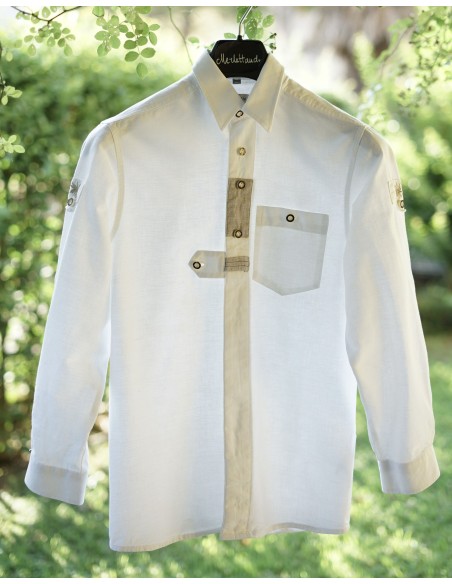 CAMICIA RAGAZZO BAMBINO IN STILE TIROLESE TG 146/ 152