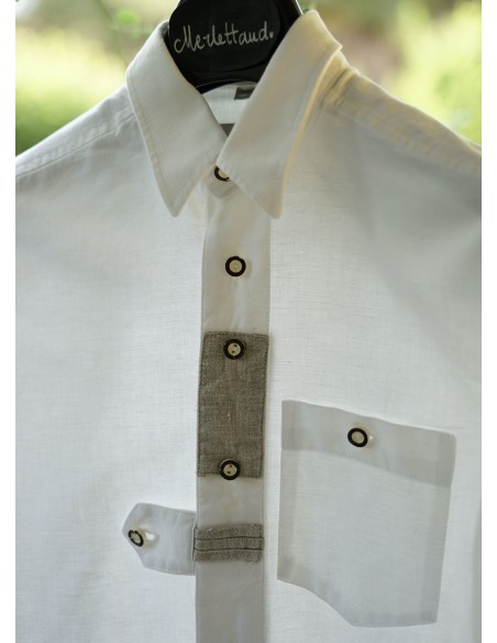CAMICIA RAGAZZO BAMBINO IN STILE TIROLESE TG 146/ 152