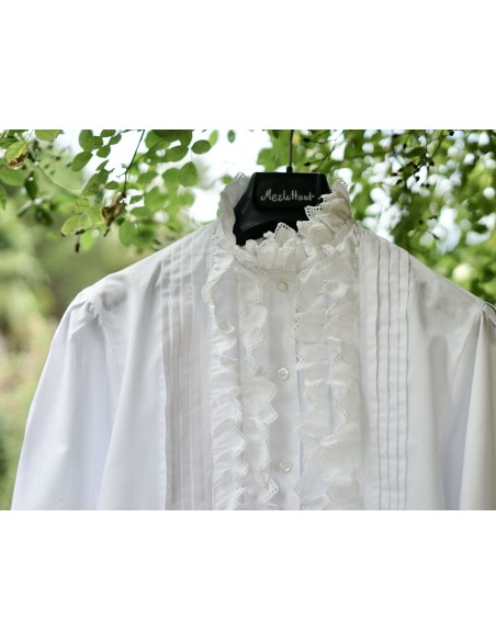 CAMICIA STILE TIROLESE  tg 164 RAGAZZA