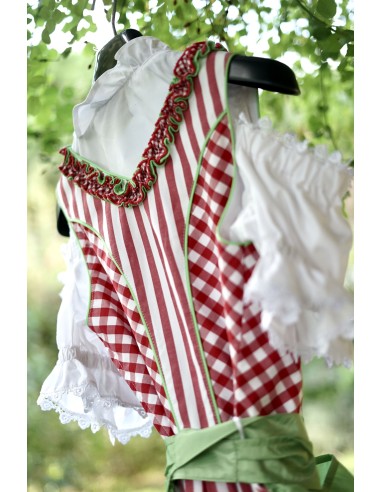 ABITO IN STILE TIROLESE DIRNDL  tg. 38 it.