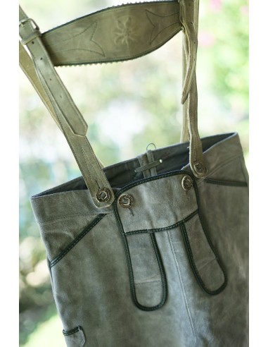 LEDERHOSEN 9 anni RAGAZZO IN PELLE STILE TIROLESE BAVARESE