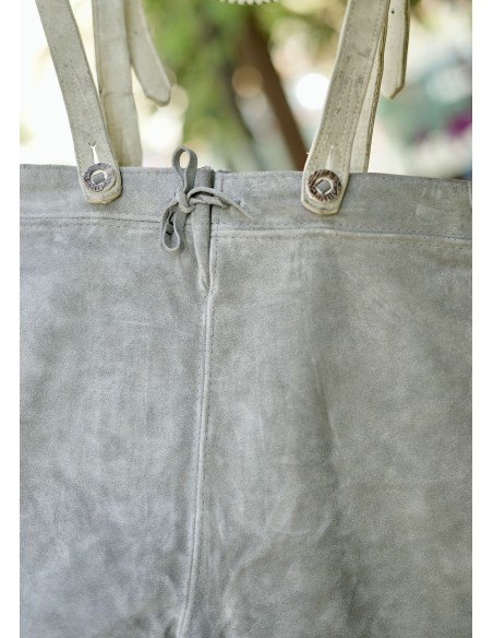 LEDERHOSEN 9 anni RAGAZZO IN PELLE STILE TIROLESE BAVARESE