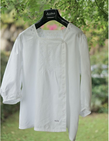 ANTICA CAMICIA CON PIZZO