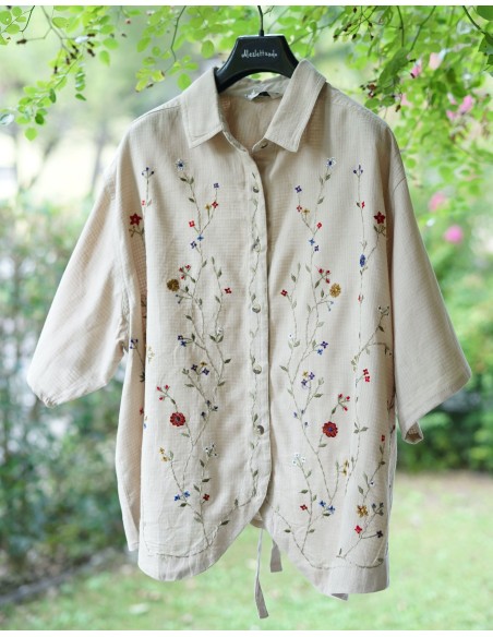 CAMICIA STILE TIROLESE  tg 2X