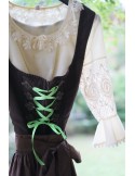 ABITO VINTAGE STILE TIROLESE DIRNDL  tg. 46/48 it.