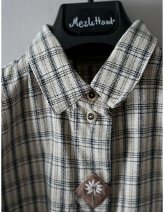 CAMICIA  TIROLESE QUADRETTI tg 42 it. 2