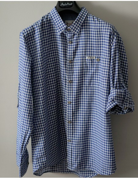 CAMICIA UOMO TIROLESE  TG.XL Stockerpoint quadretti
