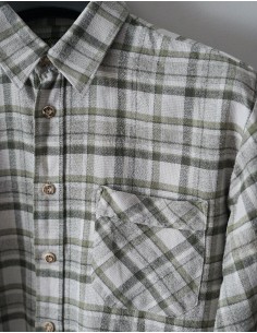 CAMICIA UOMO TIROLESE  TG.L OS Trachten quadretti 2
