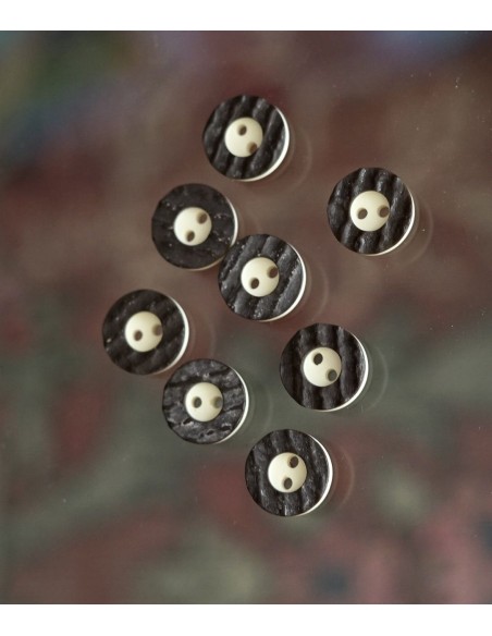 SET 8 BOTTONI STILE TIROLESE