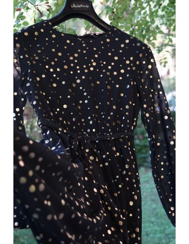 ABITO BLU A POIS  tg.XS