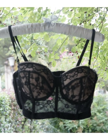 TOP CON REGGISENO NERO  tg.36A