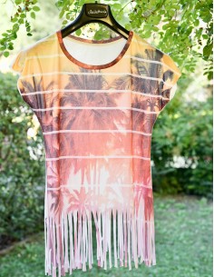 Maglietta con le frange tg.S