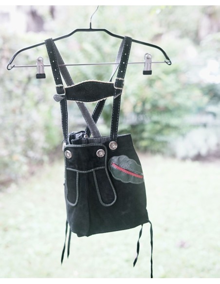 PANTALONI 98 /2 anni anni  BAMBINO PELLE TIROLESE Lederhosen