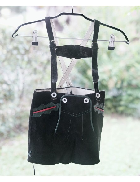 PANTALONCINI 4 anni BAMBINO IN PELLE STILE TIROLESE BAVARESE