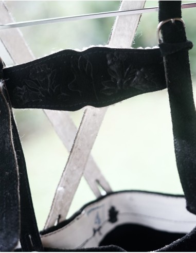 PANTALONCINI 4 anni BAMBINO IN PELLE STILE TIROLESE BAVARESE