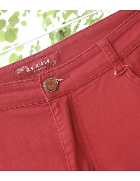 PANTALONI COTONE   tg 46it. ROSSO