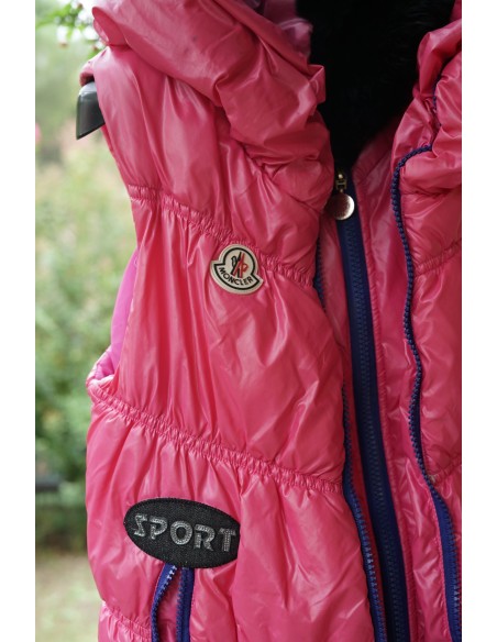 GILET MONCLER  tg. S ROSA