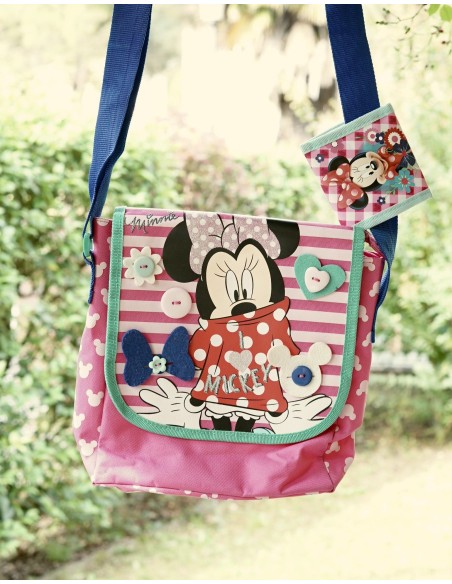 BORSA "MINNIE"  TRACOLLA + PORTAFOGLIO