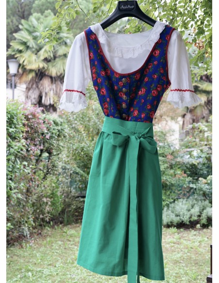 ABITO DIRNDL tg. 42 it. VINTAGE TIROLESE