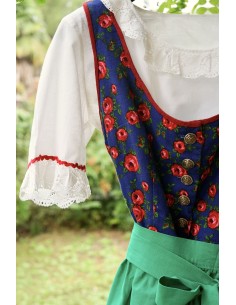 ABITO DIRNDL tg. 42 it. VINTAGE TIROLESE 2