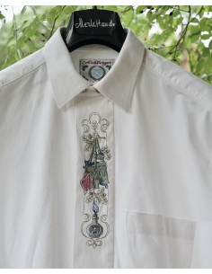 CAMICIA UOMO TIROLESE  TG.39  Arzberger 2