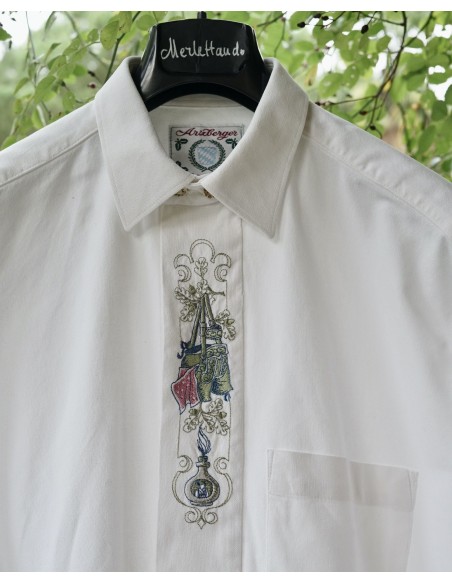 CAMICIA UOMO TIROLESE  TG.39  Arzberger
