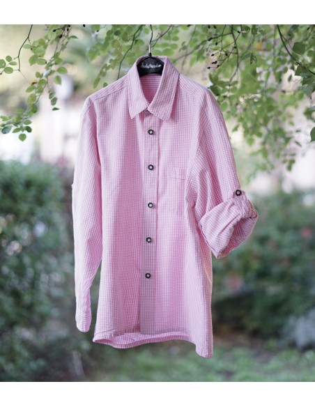CAMICIA  TG 140 /9/10 ann  IN STILE TIROLESE
