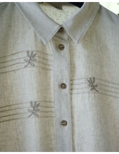 CAMICIA TIROLESE CON RICAMO  tg 58 it. 2