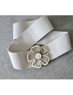 CINTURA CON FIORE tg.70/80 cm