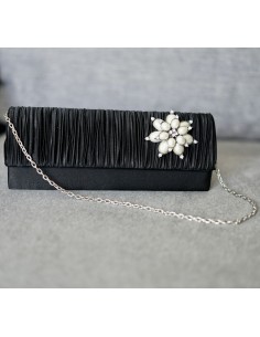BORSETTA DA SERA BERA FIORE PERLE