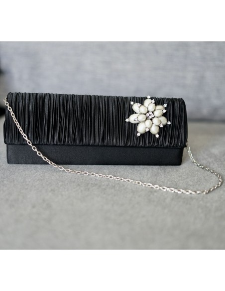 BORSETTA DA SERA BERA FIORE PERLE