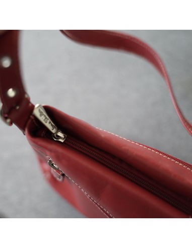 BORSETTA IN PELLE ROSSA Jane Schilton