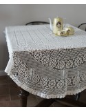 TOVAGLIA OVALE IN PIZZO  230x135cm