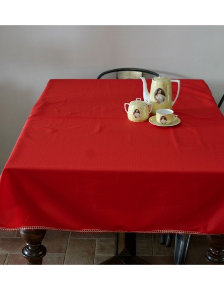 TOVAGLIA OVALE ROSSA  175x120cm