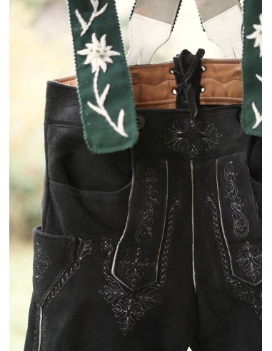 PANTALONI tg. 44 PELLE LEDERHOSEN TIROLESE