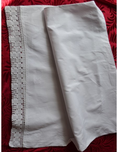 ANTICA FEDERA GRANDE CON UNCINETTO E MONOGRAMMA