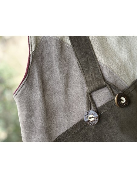 GILET PELLE  tg.46 it. DONNA TIROLESE 