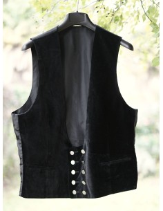 GILET  Tg. 50  UOMO TIROLESE NETO VELLUTO