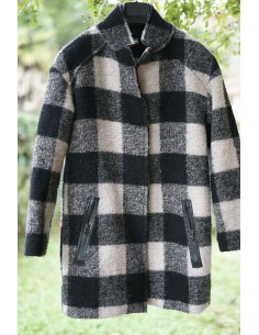 CAPPOTTINO  MISTO LANA DONNA  tg. 38 it.  Benetton