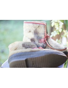 SCARPE SCARPONCINI  PELLICCIA VINTAGE N* 36 circa 2