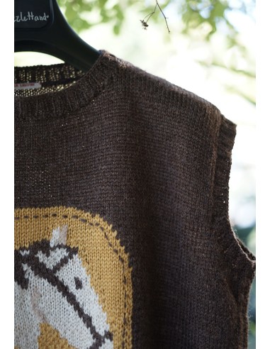 GOLFINO MAGLIA MAGLIONE tg 44  "Cavallo"