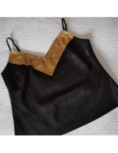 ELEGANTE TOP NERO Tg. L 2