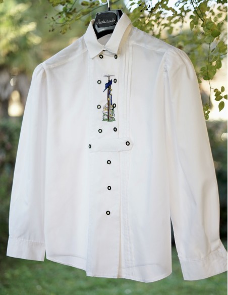 CAMICIA tg.48  STILE TIROLESE DONNA