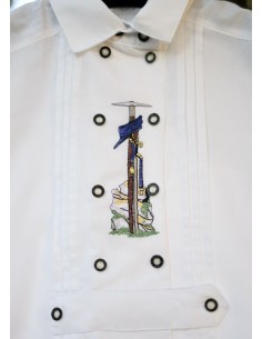 CAMICIA tg.48  STILE TIROLESE DONNA 2